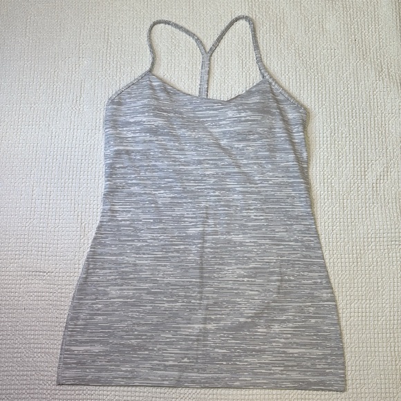 Lululemon Cropped Ruched Leggings & Sport Tankini Top, Medium, NWOT Black & Gray - Picture 10 of 15